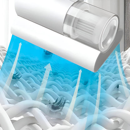 Aspirator Portabil 2-în-1 Anti-Acarieni, Igienizare UV/Ioni de Argint, Fără Fir, Filtru HEPA, 0.6 kg