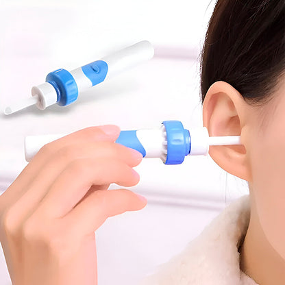 Aspirator Electric Hipoalergenic pentru Urechi, Rotativ 360, Sigur pentru Timpan (2 Capete Moi)