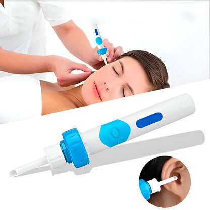 Aspirator Electric Hipoalergenic pentru Urechi, Rotativ 360, Sigur pentru Timpan (2 Capete Moi)