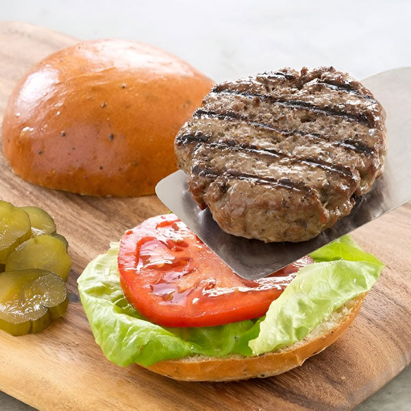 Presă Hamburger 3-în-1 Anti-Aderentă, Formă Dublă (Umplut și Standard), Ușor de Curățat, Negru