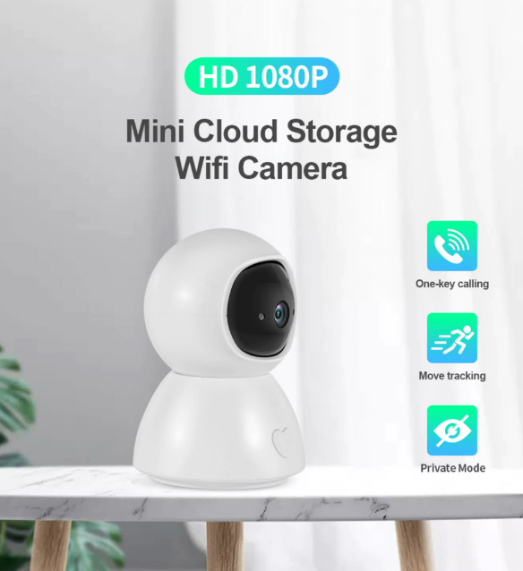 Monitor Video Bebe Wi-Fi Wireless Cam VBM20192, Full HD, Control de la Distanță