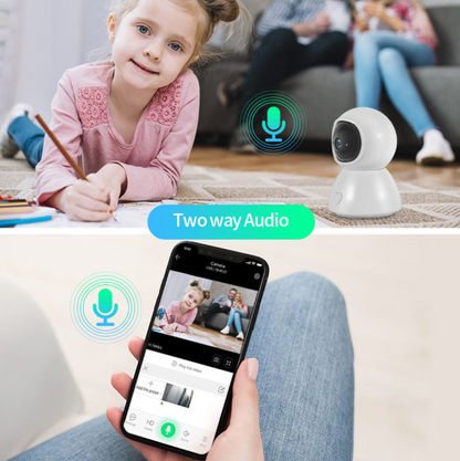 Monitor Video Bebe Wi-Fi Wireless Cam VBM20192, Full HD, Control de la Distanță