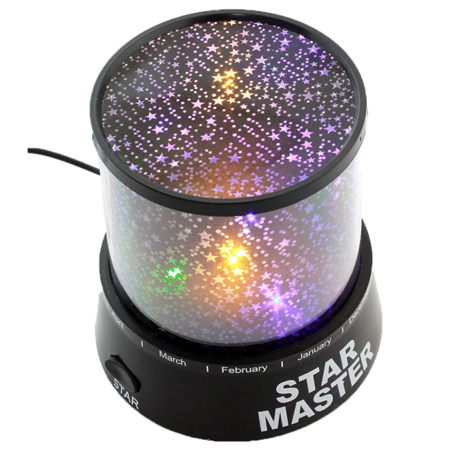 Proiector Stelar Star Master – Lampă de Veghe 360 cu Efect de Cer Înstelat