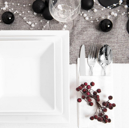 Set Premium Globuri de Crăciun (20 Bucăți), 6 cm, 5 Texturi Mixte, Culoare Negru