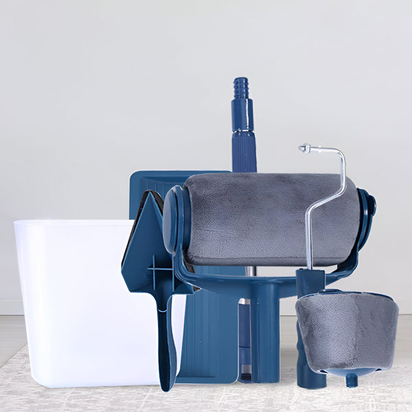 Set Revoluționar de Vopsit cu Rezervor (6 Piese), Fără Picurare, Tijă Extensibilă (1 m)