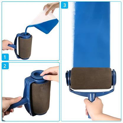 Set Revoluționar de Vopsit cu Rezervor (6 Piese), Fără Picurare, Tijă Extensibilă (1 m)