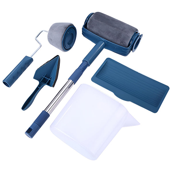 Set Revoluționar de Vopsit cu Rezervor (6 Piese), Fără Picurare, Tijă Extensibilă (1 m)