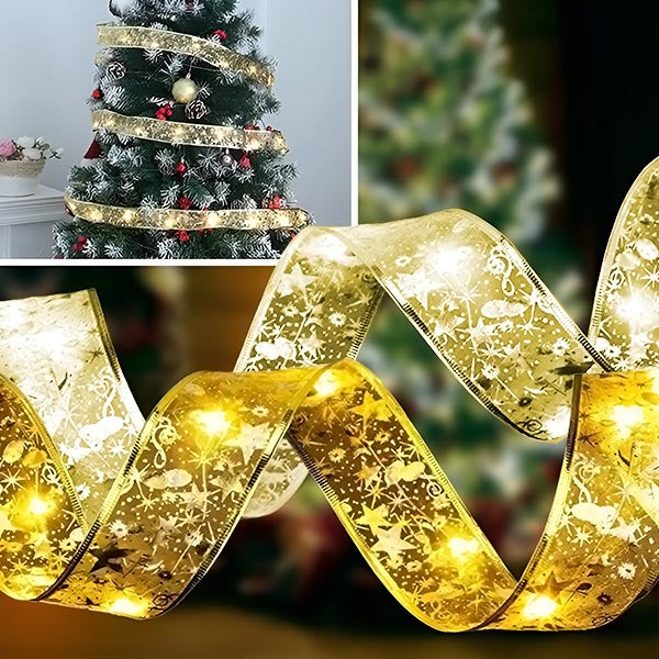 Panglică Decorativă LED Flippy, 1 m, 10 Lumini Multicolore, Flexibilă (Sârmă Cupru), Alimentare cu Baterii