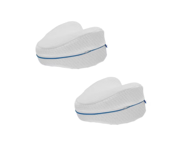 Perna Ortopedică Somn Liniștit cu Spumă Memorie, Suport Anti-Sciatică pentru Genunchi, Șold și Spate