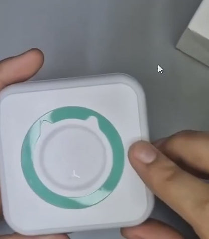 Set Mini-Imprimantă Termică Portabilă (13 Piese), Bluetooth APP Control, Fără Cerneală, Autonomie 1200 mAh