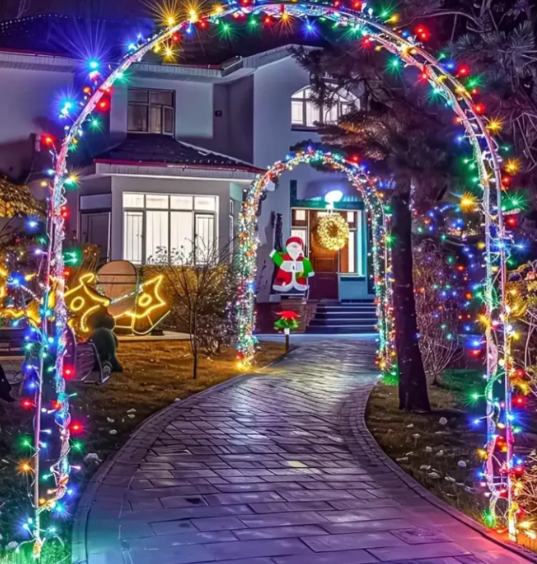 Instalație Crăciun Profesională LED (Multicolor), 50 Metri, 8 Moduri de Iluminare, Protecție IP44 (Interior/Exterior)