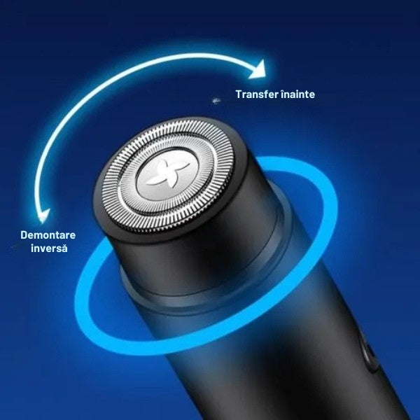 Mini-Aparat de Ras Electric Portabil, Încărcare USB, Lame Hipoalergenice – Ideal pentru Călătorii