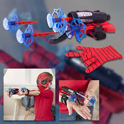 Mănușă Lansatoare Spiderman (Web Shooter), Proiectile Moi Inofensive, Dezvoltă Coordonarea, 12 x 24 cm