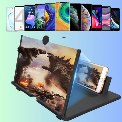 Suport Multifuncțional cu Lupă pentru Ecran Telefon (Opti-Screen), Factor de Mărire 9x, Pliabil, Protecție Ochi