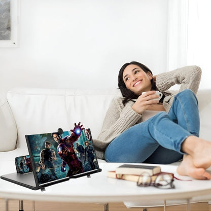 Suport Multifuncțional cu Lupă pentru Ecran Telefon (Opti-Screen), Factor de Mărire 9x, Pliabil, Protecție Ochi