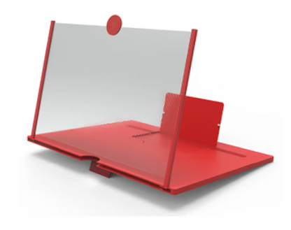 Suport Multifuncțional cu Lupă pentru Ecran Telefon (Opti-Screen), Factor de Mărire 9x, Pliabil, Protecție Ochi