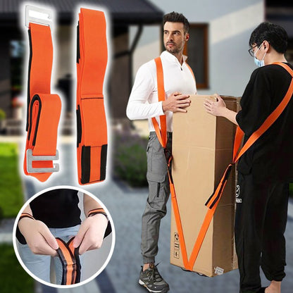 Set Profesional de Curele Ergonomice pentru Mutare, Capacitate Max. 1000 kg, Lungime Ajustabilă (2.7 m)