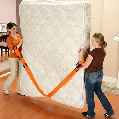 Set Profesional de Curele Ergonomice pentru Mutare, Capacitate Max. 1000 kg, Lungime Ajustabilă (2.7 m)